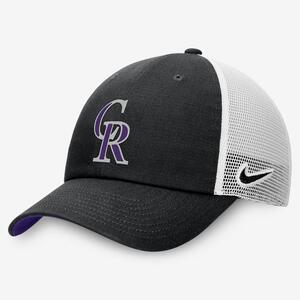 Colorado Rockies Heritage86 Men&#039;s Nike MLB Trucker Adjustable Hat NK1807V8DNV-KZ3
