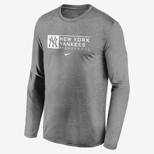 Nike Dri-FIT Team (MLB New York Yankees) Men&#039;s Long-Sleeve T-Shirt NKAY07FNK-KT6