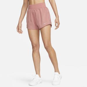 Nike One Women&#039;s Dri-FIT High-Waisted 3&quot; Brief-Lined Shorts DX6014-618