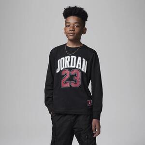 Jordan Practice Flight Long Sleeve Tee Big Kids T-Shirt 95C591-KR5