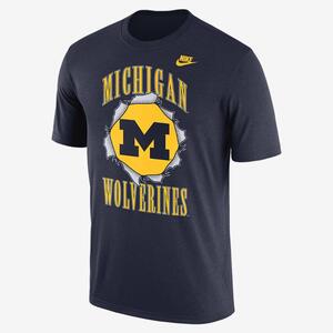 Michigan Back 2 School Men&#039;s Nike College Crew-Neck T-Shirt FJ7930-419