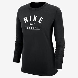 Nike Swoosh Women&#039;s Soccer Long-Sleeve T-Shirt W12103P385-BLK