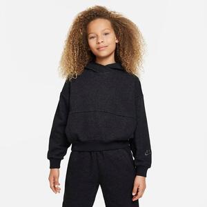 Nike Icon Fleece Big Kids&#039; Oversized Pullover Hoodie FJ6027-010