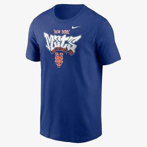 New York Mets Hometown Men&#039;s Nike MLB T-Shirt N1994EWNME-U80