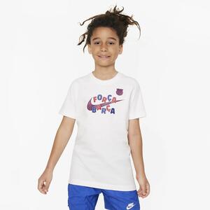 FC Barcelona Mascot Big Kids&#039; Nike Soccer T-Shirt FJ1872-100