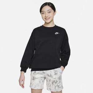 Nike Sportswear Club Fleece Big Kids&#039; (Girls&#039;) Oversized Sweatshirt FD2923-010