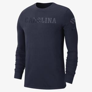 UNC Men&#039;s Nike College Crew-Neck Long-Sleeve T-Shirt FJ9922-419