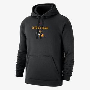 Loyola Chicago Club Fleece Men&#039;s Nike College Hoodie M31777P738-LOY