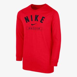 Nike Swoosh Big Kids&#039; (Boys&#039;) Soccer Long-Sleeve T-Shirt B12461P389-RED