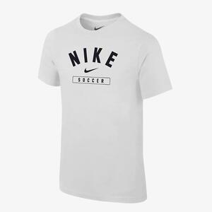 Nike Swoosh Big Kids&#039; (Boys&#039;) Soccer T-Shirt B11377P389-WHT