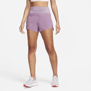 Nike Dri-FIT Swift Women&#039;s High-Waisted 3&quot; Brief-Lined Running Shorts DX6644-536