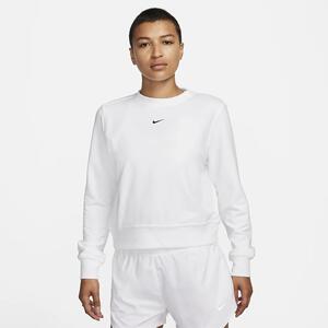 Nike Dri-FIT One Women&#039;s Crew-Neck French Terry Sweatshirt FB5125-100