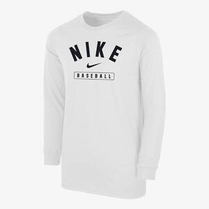 Nike Baseball Big Kids&#039; (Boys&#039;) Long-Sleeve T-Shirt B12461P387-WHT