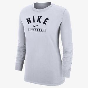 Nike Softball Women&#039;s Long-Sleeve T-Shirt W12103P384-WHT