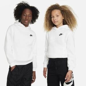 Nike Sportswear Club Fleece Big Kids&#039; Pullover Hoodie FD3000-100