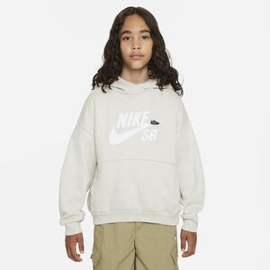 Nike Sportswear Icon Fleece Big Kids&#039; Oversized Pullover Hoodie FD3154-072