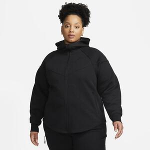 Nike Sportswear Tech Fleece Windrunner Women&#039;s Full-Zip Hoodie (Plus Size) FB8340-010