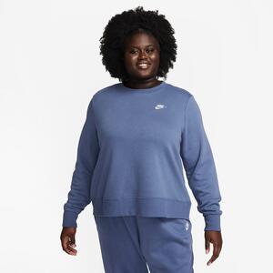 Nike Sportswear Club Fleece Women&#039;s Crew-Neck Sweatshirt (Plus Size) DV5087-491