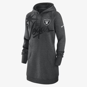 Nike Logo (NFL Las Vegas Raiders) Women&#039;s Oversized Pullover Hoodie 00CZ07F8D-06L