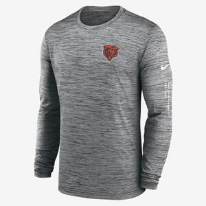 Chicago Bears Velocity Men&#039;s Nike Dri-FIT NFL Long-Sleeve T-Shirt 00OE06F7Q-07K