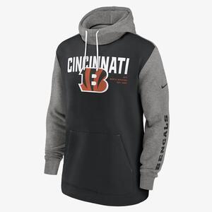 Cincinnati Bengals Color Block Men&#039;s Nike NFL Pullover Hoodie NKZA01UO9A-05L