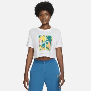 Nike Dri-FIT Slam Women&#039;s Cropped T-Shirt FJ2711-100