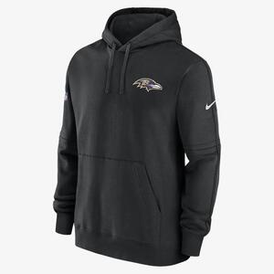 Baltimore Ravens Sideline Club Men’s Nike NFL Pullover Hoodie 00MS00A8G-1UL