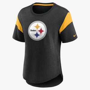 Nike Fashion Prime Logo (NFL Pittsburgh Steelers) Women&#039;s T-Shirt NKZHEG877L-0Z3