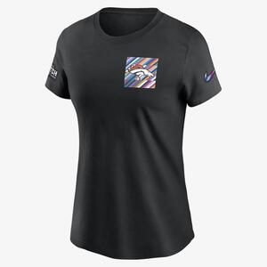 Denver Broncos Crucial Catch Sideline Women&#039;s Nike NFL T-Shirt 24300AZUA-ARJ
