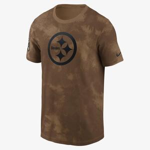 Pittsburgh Steelers Salute to Service Sideline Men&#039;s Nike NFL T-Shirt 010H2EAA2S-YPX