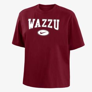 Washington State Women&#039;s Nike College Boxy T-Shirt W11122P750-WSU