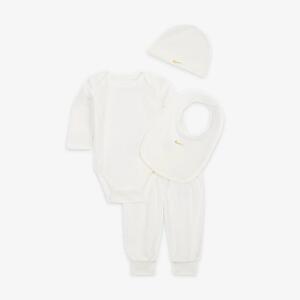 Nike 4-Piece Velour Embossed Swoosh Boxed Set Baby 4-Piece Bodysuit Set NN0998-782