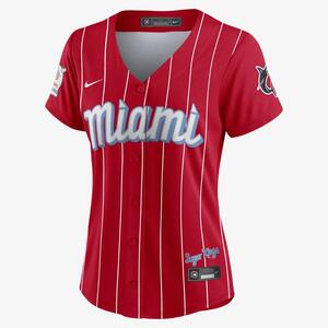 MLB Miami Marlins City Connect Women&#039;s Replica Baseball Jersey T773MMCRMQM-KMG