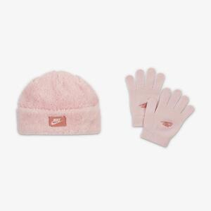 Nike Cozy Peak Beanie and Gloves Set Little Kids 2-Piece Hat Set 8A3070-A9Y