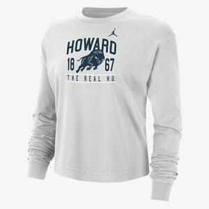 Howard Women&#039;s Jordan College Boxy Long-Sleeve T-Shirt ZWF8933P984H-HOW