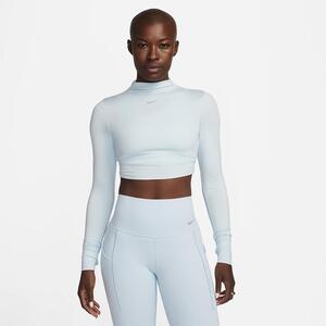 Nike Dri-FIT One Luxe Women&#039;s Long-Sleeve Cropped Top FB5276-423