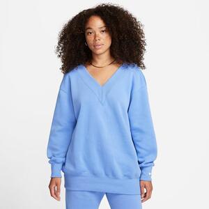 Nike Sportswear Phoenix Fleece Women&#039;s Oversized V-Neck Sweatshirt FB8317-450