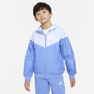 Nike Sportswear Windrunner Big Kids&#039; (Boys&#039;) Loose Hip-Length Hooded Jacket 850443-450