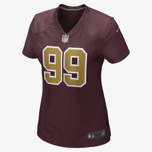 NFL Washington Football Team (Chase Young) Women&#039;s Game Football Jersey 67NWWAGARSF-2KN