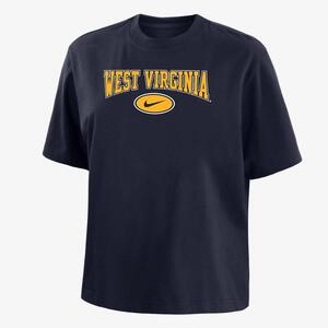 West Virginia Women&#039;s Nike College Boxy T-Shirt W11122P750-WVU