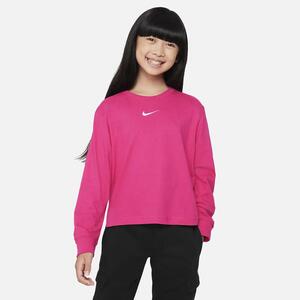 Nike Sportswear Essential Big Kids&#039; (Girls&#039;) Long-Sleeve T-Shirt DV0575-615