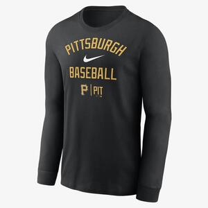 Pittsburgh Pirates Diamond Men&#039;s Nike MLB Long-Sleeve T-Shirt NKAC00APTB-5UA