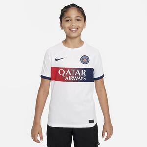 Paris Saint-Germain 2023/24 Stadium Away Big Kids&#039; Nike Dri-FIT Soccer Jersey DX2767-101