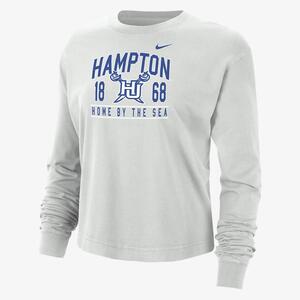Hampton Women&#039;s Nike College Boxy Long-Sleeve T-Shirt ZWF8933P984H-HAM