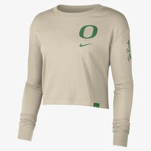 Oregon Women&#039;s Nike College Crew-Neck Long-Sleeve T-Shirt FJ9991-206