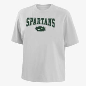 Michigan State Women&#039;s Nike College Boxy T-Shirt W11122P750-MSU