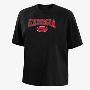 Georgia Women&#039;s Nike College Boxy T-Shirt W11122P750-GEO