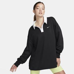 Nike Sportswear Essential Women&#039;s Oversized Long-Sleeve Polo FB8720-010