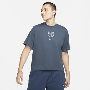 FC Barcelona Women&#039;s Nike Soccer Boxy T-Shirt FN2560-437
