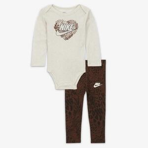 Nike Animal Print Bodysuit and Leggings Set Baby 2-Piece Set 16L384-X2O